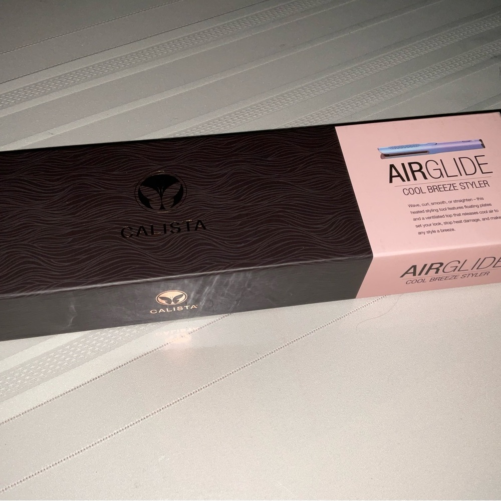 “New In Box” CALISTA 1” AirGlide Pro Cool Breeze Styler - Color “Blue Ombre” - Picture 6 of 12
